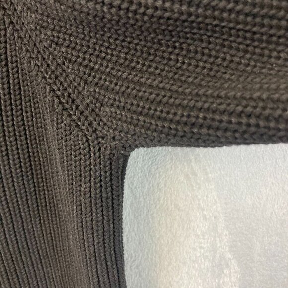 Carbon 2 Cobalt Zip Up Sweater Mens Size XL Black Jacket Ribbed Knit Heavyweight - Picture 10 of 14